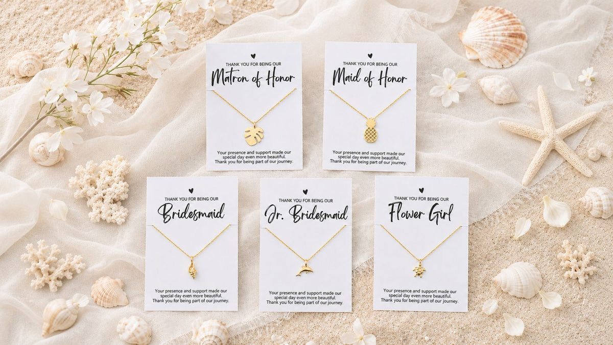 The Best Beach Wedding Gifts for the Bridal Party — 5 Coastal Necklaces She'll Actually Wear